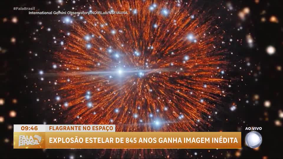 Astrônomos capturam imagem detalhada de estrela supernova histórica
