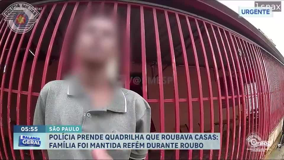 Polícia prende trio suspeito de manter família refém durante assalto na Grande São Paulo