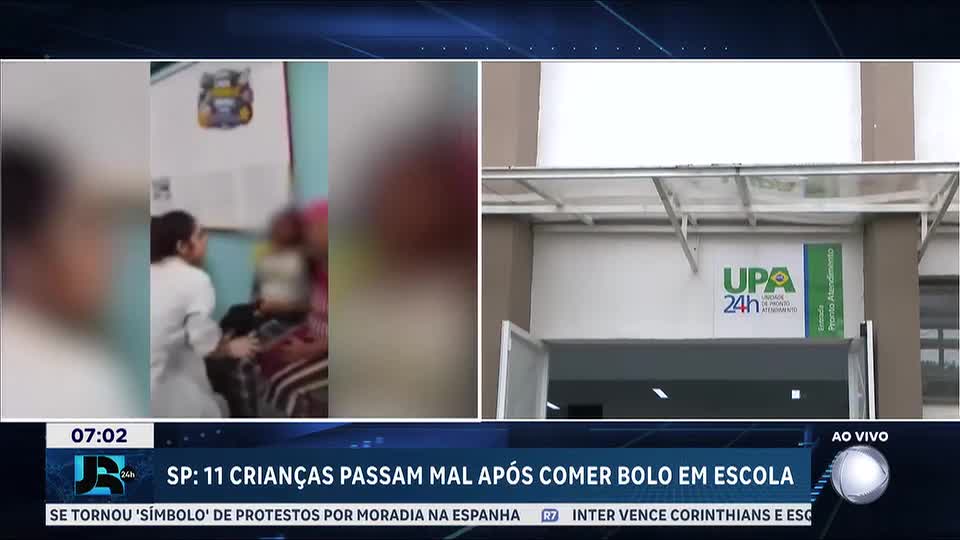 Crianças passam mal depois de comer bolo levado por aluno em escola da zona leste de São Paulo