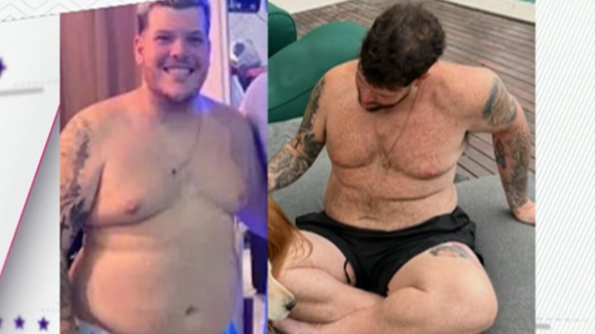 Ferrugem posta foto sem camisa após perder 45 quilos