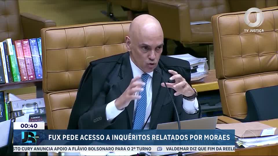 Fux determina acesso a inquéritos relatados por Alexandre de Moraes no STF