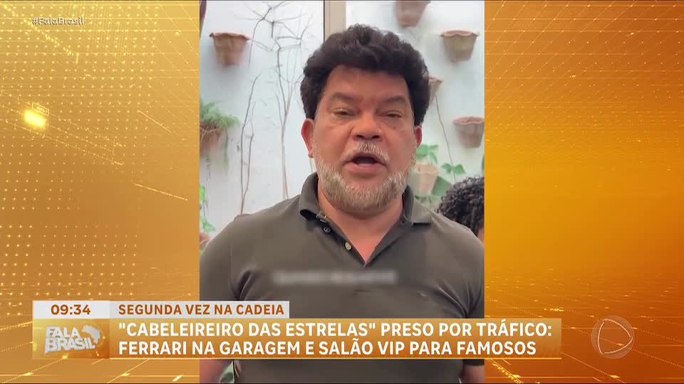 ‘Cabeleireiro das estrelas’ é preso por tráfico de drogas em operação policial em Mato Grosso