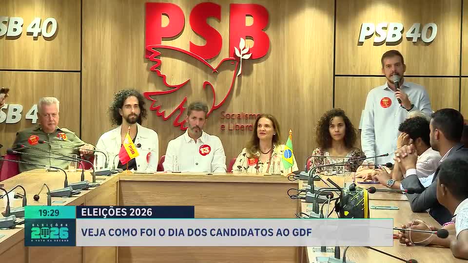 Agenda dos candidatos: Celina Leão e Leandro Grass intensificam campanha no DF