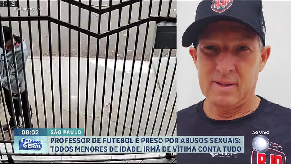 Professor de futebol é preso sob acusação de abuso sexual contra crianças e adolescentes