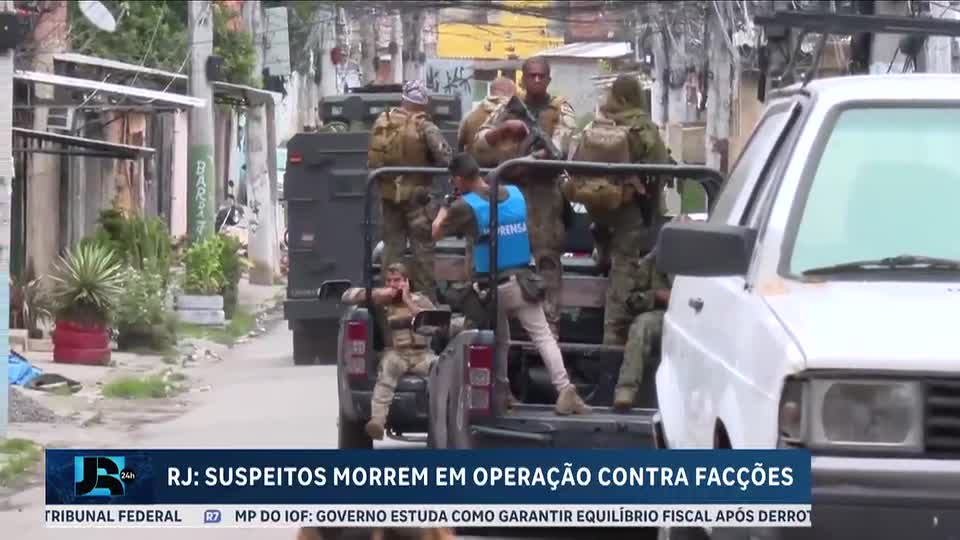 Seis suspeitos morrem durante operação da polícia contra facções criminosas no Rio de Janeiro