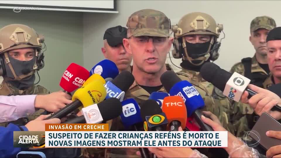Suspeito de fazer 13 crianças reféns em creche de Curitiba (PR) é morto por policiais