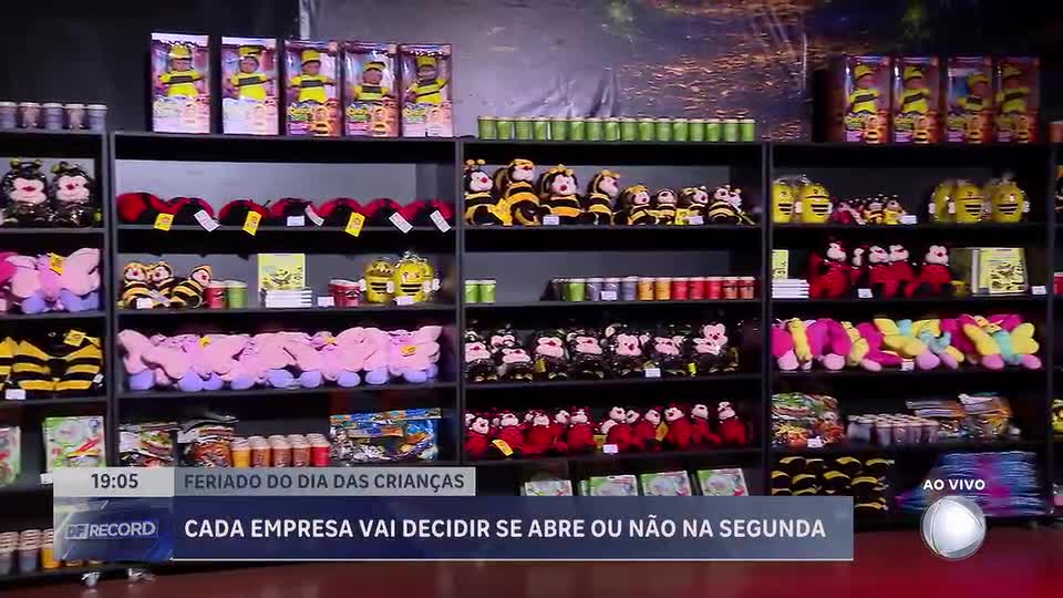 Vendas no DF para Dia das Crianças devem crescer 7,4%
