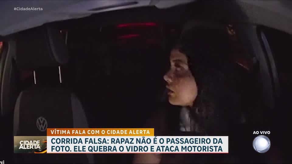 Motorista de aplicativo escapa de tentativa de assalto em São Vicente (SP); veja as imagens