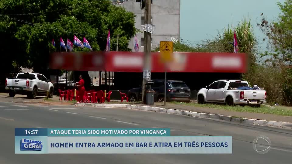 Homem armado atira e fere três pessoas em bar de Santa Maria (DF)