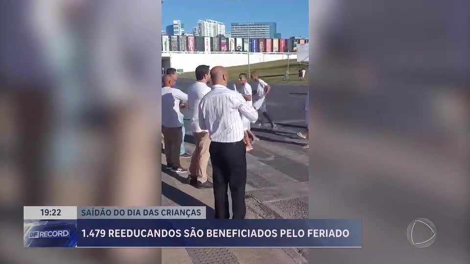 Saidão: 1.479 reeucandos são beneficiados pelo feriado do Dia das Crianças