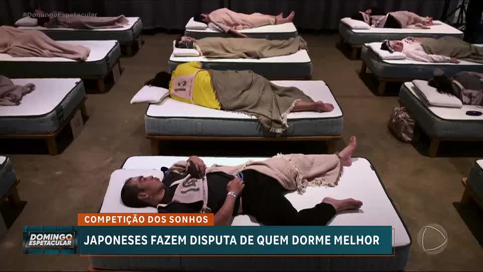 Você Viu Essa? Competição no Japão premia com R$ 70 mil quem tem a melhor noite de sono