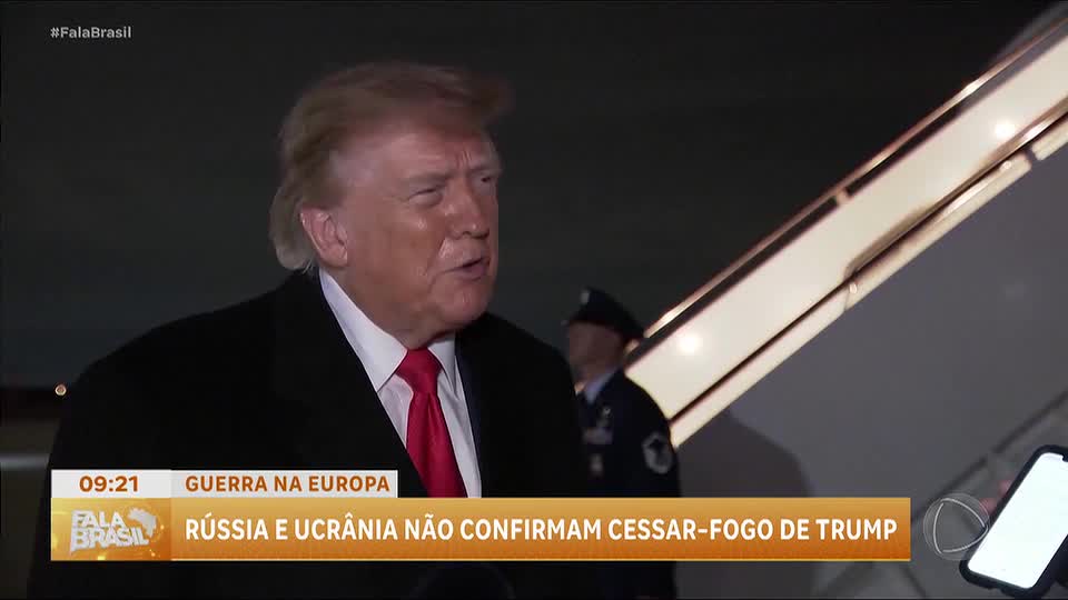 Donald Trump anuncia cessar-fogo entre Rússia e Ucrânia