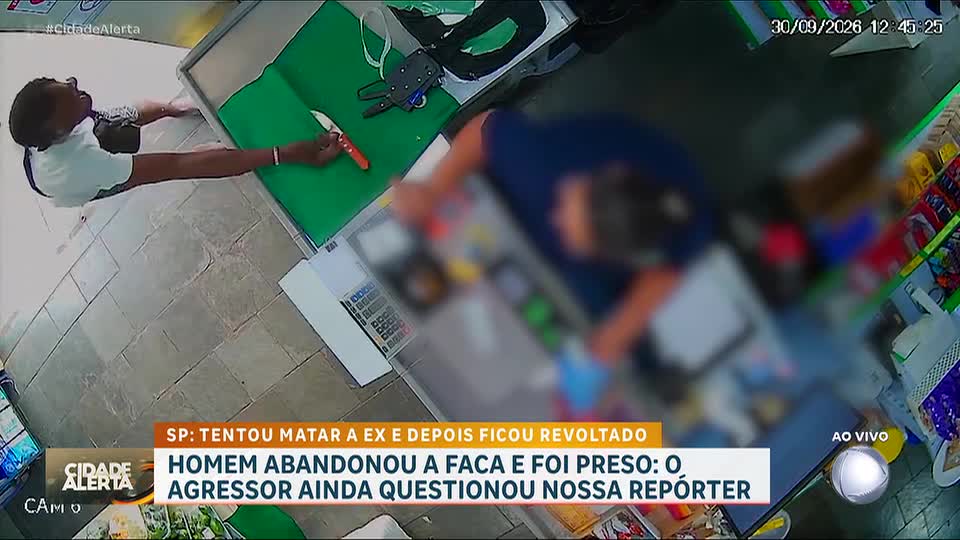 Homem persegue ex-companheira com faca e ameaça matá-la caso não reate o namoro