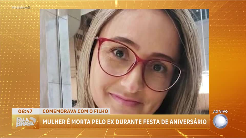 Mulher é morta pelo ex-companheiro durante festa de aniversário do filho no interior de São Paulo