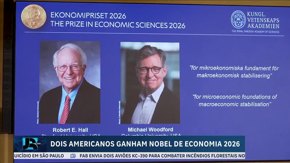 Dupla de economistas conquista Nobel após desenvolver modelos que ajudam na estabilidade econômica