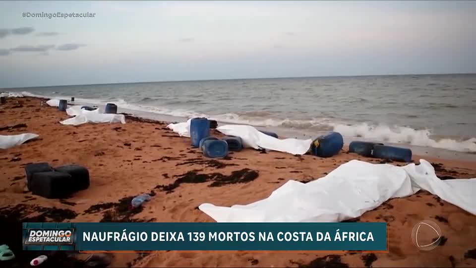 Naufrágio na costa leste da África deixa ao menos 139 imigrantes mortos