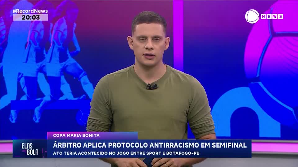 Árbitro aplica protocolo antirracismo em semifinal