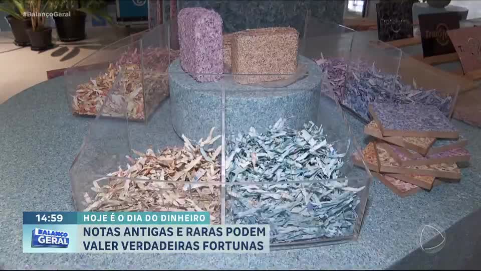 Dia do Dinheiro: instituto transforma cédulas descartadas pela Casa da Moeda em acessórios
