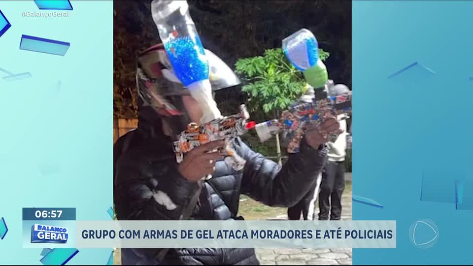 Jovens são detidos após guerra com armas de gel em Guaçuí (ES)