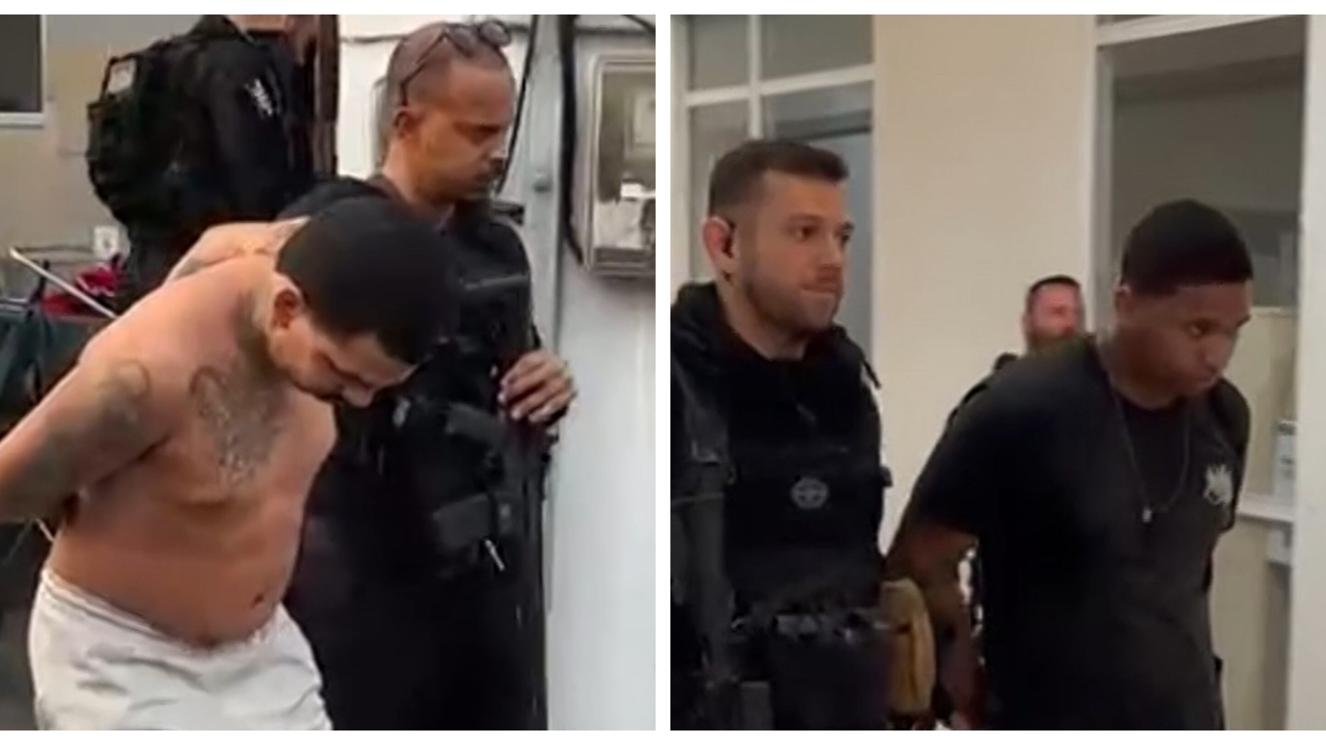 Dois homens são presos durante operação contra PMs que teriam ligação com o Comando Vermelho