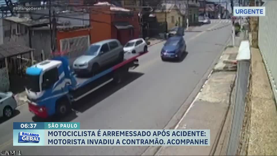 Motociclista fica gravemente ferido após acidente de trânsito na zona norte de São Paulo