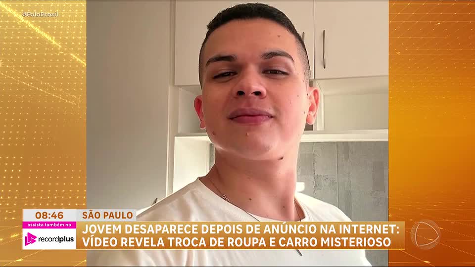 Jovem desaparece após sair para vender carro em São Paulo