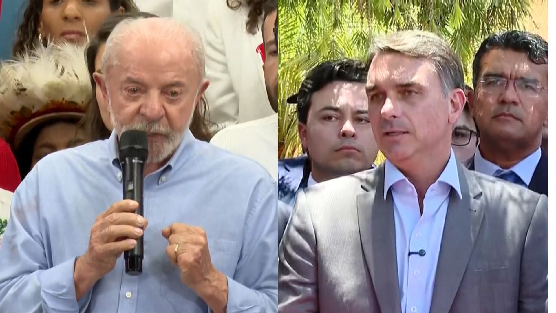 Lula anuncia perdão de dívida e Flávio recebe apoio do MDB
