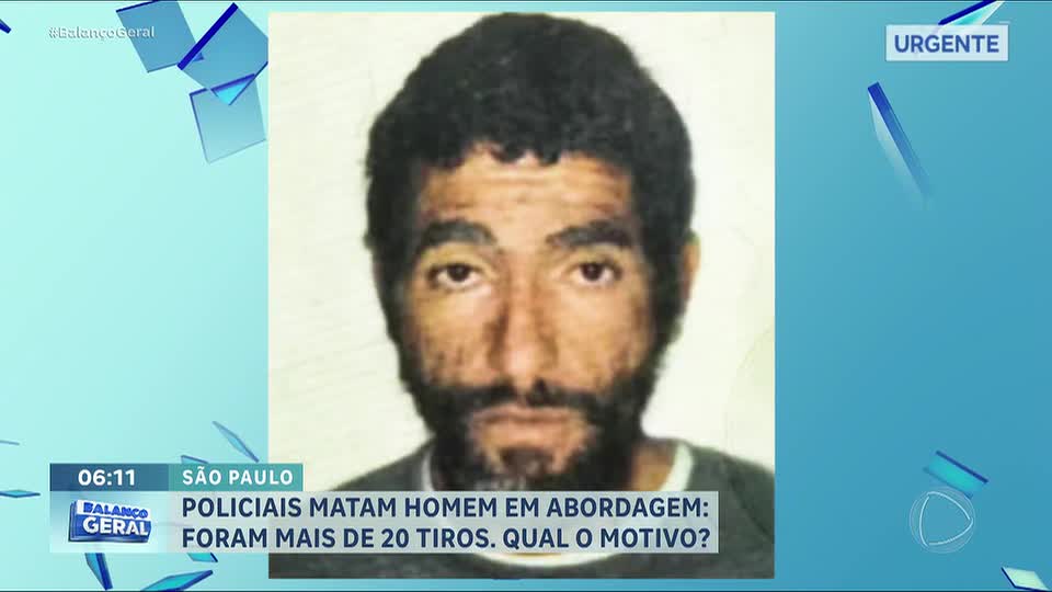 Homem com esquizofrenia morre após ser baleado mais de 20 vezes durante abordagem policial em SP