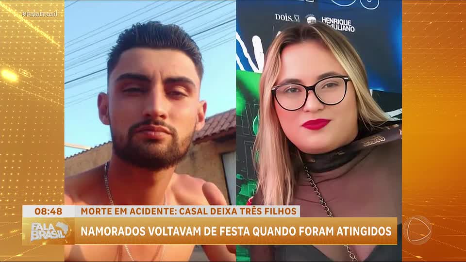 Casal morre em colisão após motorista embriagada invadir contramão