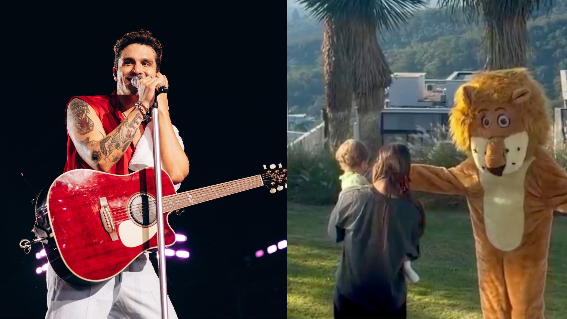 Luan Santana prepara surpresa e diverte filha com fantasia de pelúcia