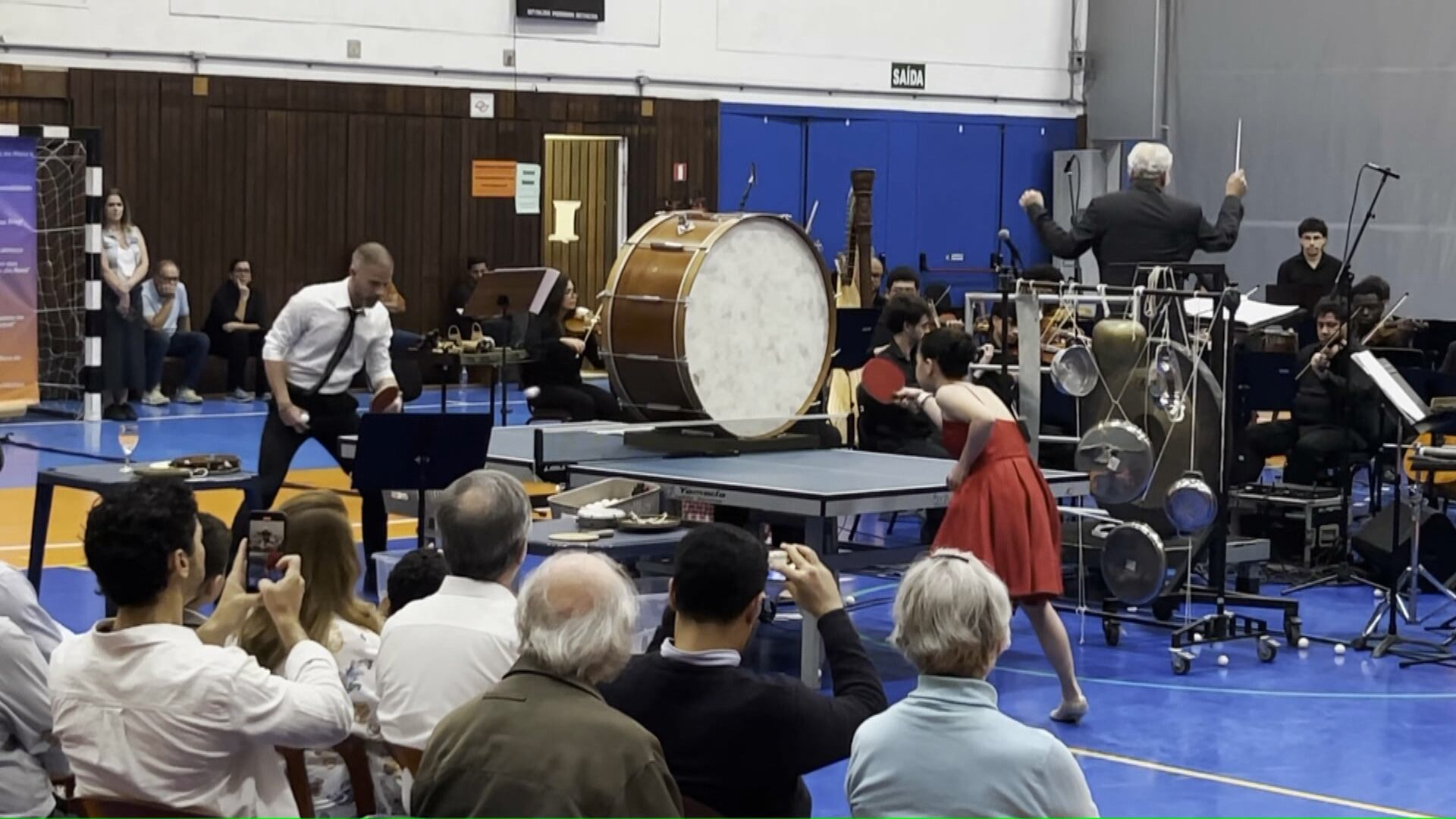 Projeto une tênis de mesa e música para conscientização