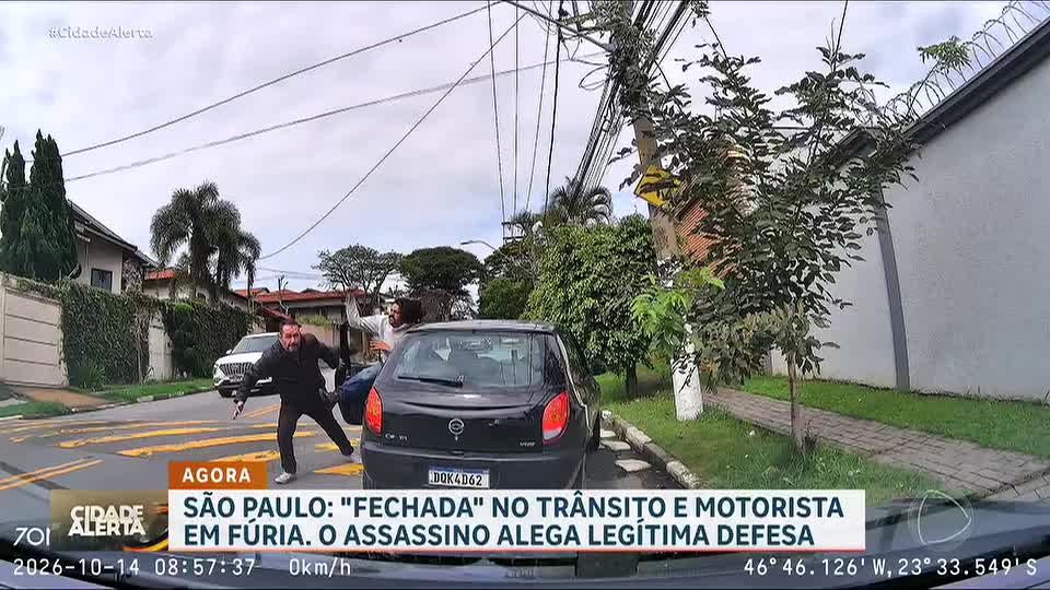 Briga de trânsito termina com motorista morto a facadas e outro preso em Osasco (SP)