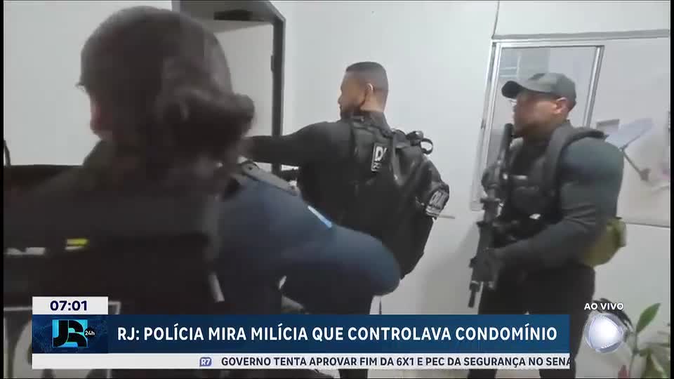 Polícia do Rio realiza operação contra milícia em Nova Iguaçu