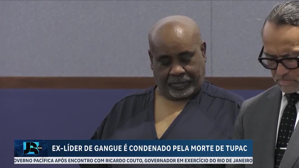Ex-chefe de gangue é condenado pela morte do rapper Tupac Shakur