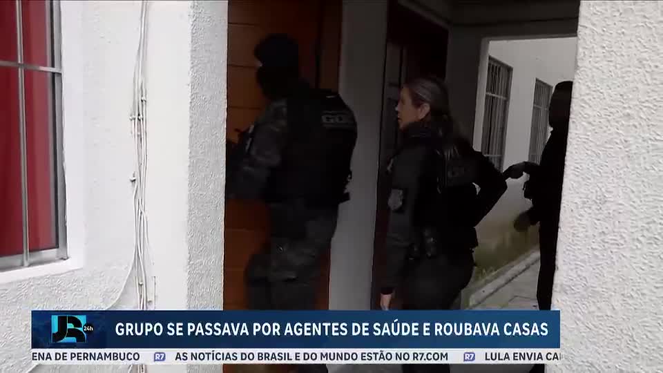Polícia faz operação contra grupo que se passava por agentes de saúde para roubar casas em SP