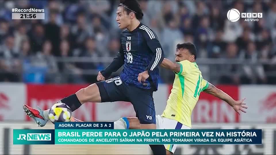 Brasil perde para o Japão pela primeira vez na história