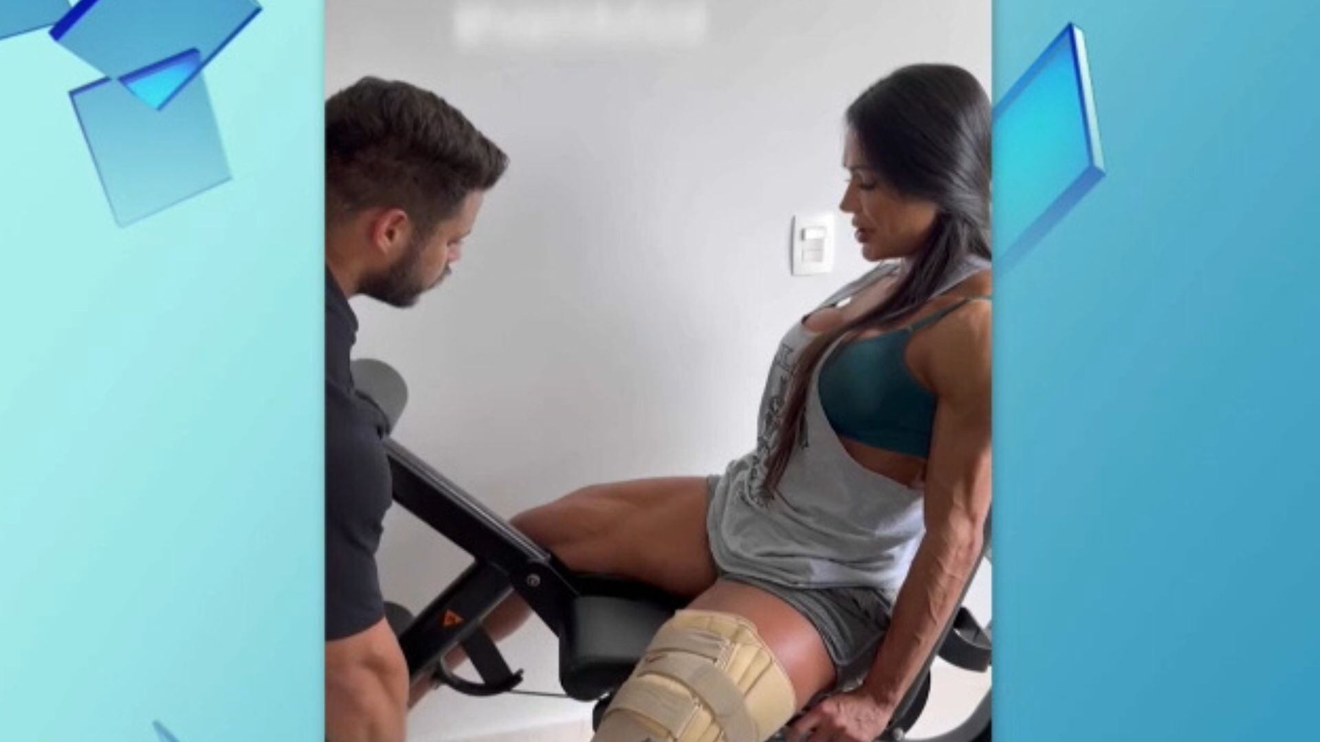 Gracyanne Barbosa rebate piadas sobre perna fina: ‘Agora, a estética não é importante’