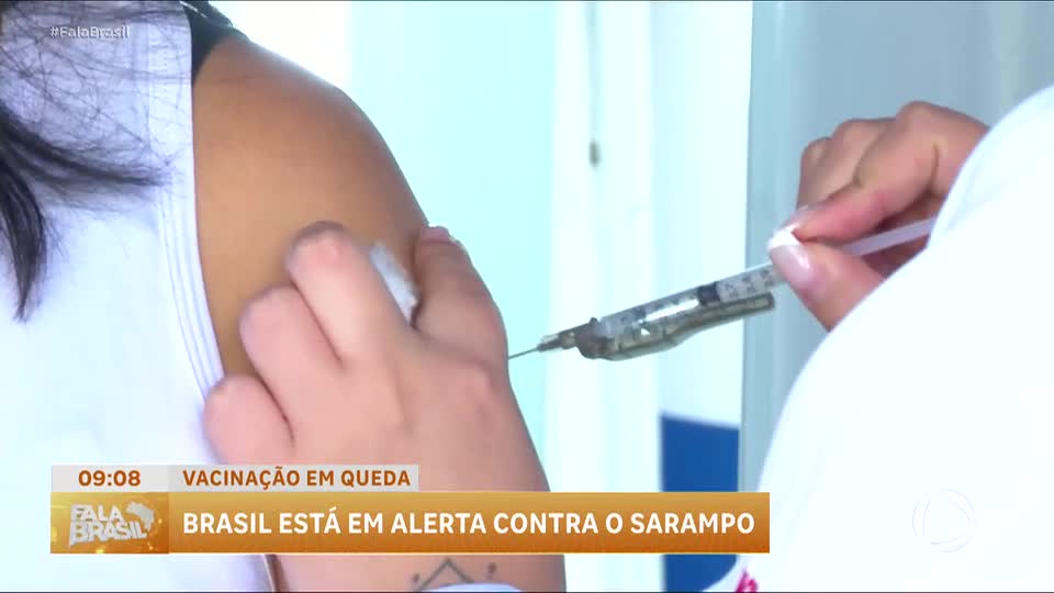 Ministério da Saúde emite alerta para casos de sarampo no Brasil