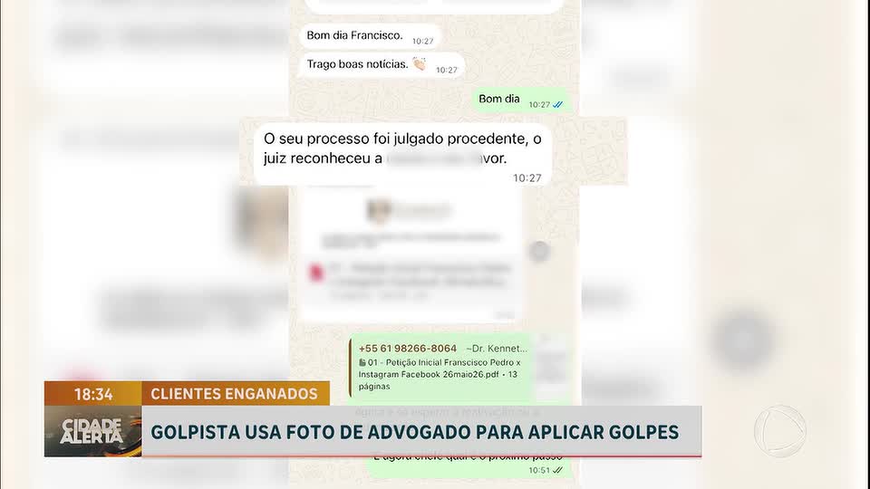 Golpistas usam identidade de advogado do DF em esquema de estelionato