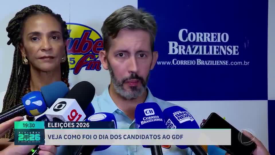 Veja agenda dos candidatos ao governo do DF