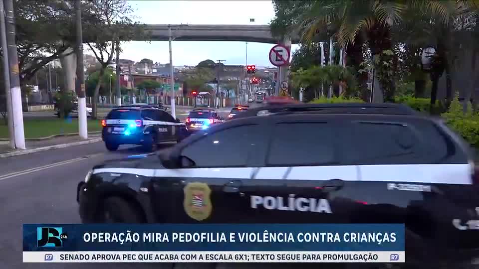 Polícia de São Paulo realiza operação contra violência doméstica e pedofilia