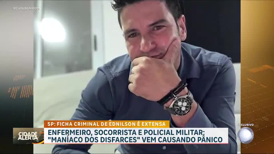 'Maníaco dos Disfarces' é preso suspeito de atacar jovem de 19 anos na Grande SP