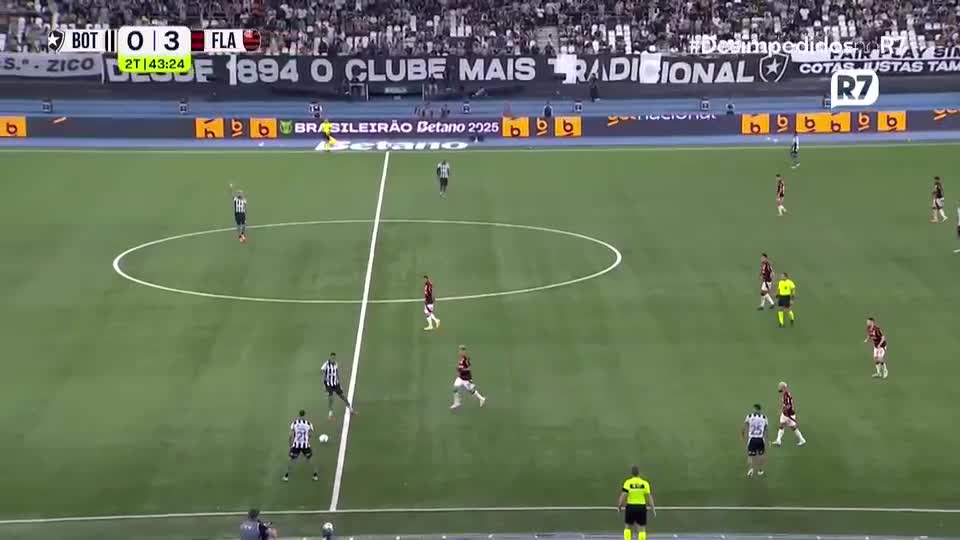Assista à íntegra de Botafogo 0 x 3 Flamengo com R7 e Desimpedidos