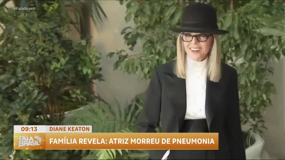 Diane Keaton morreu em decorrência de uma pneumonia, diz família