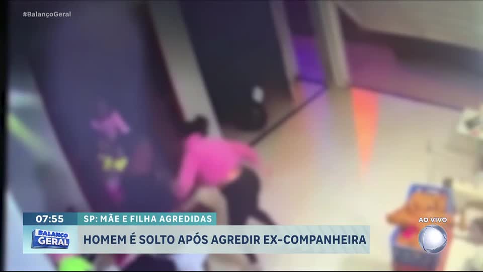 Homem que agrediu ex-companheira e filha é solto no interior de São Paulo
