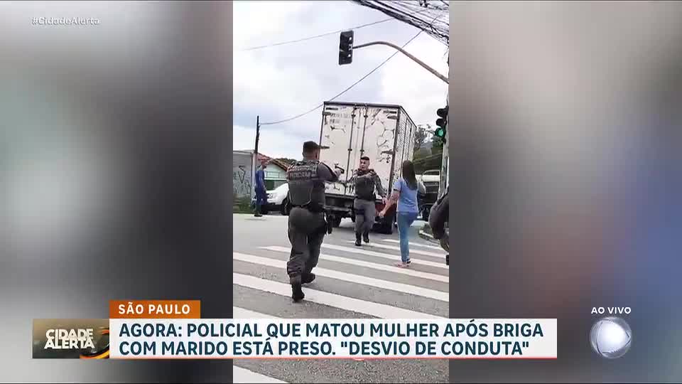 Mulher é morta por PM ao andar em direção a ele com faca na mão em SP