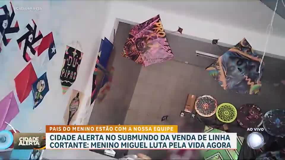 Cidade Alerta expõe os perigos das linhas chilenas e a venda livre do material cortante