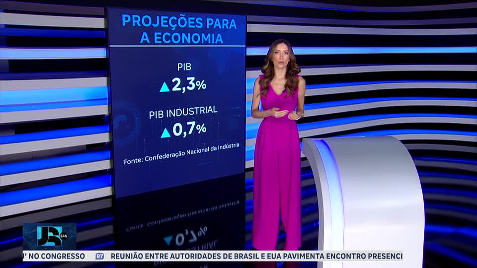 CNI projeta alta de 2,3% no PIB do Brasil em 2025