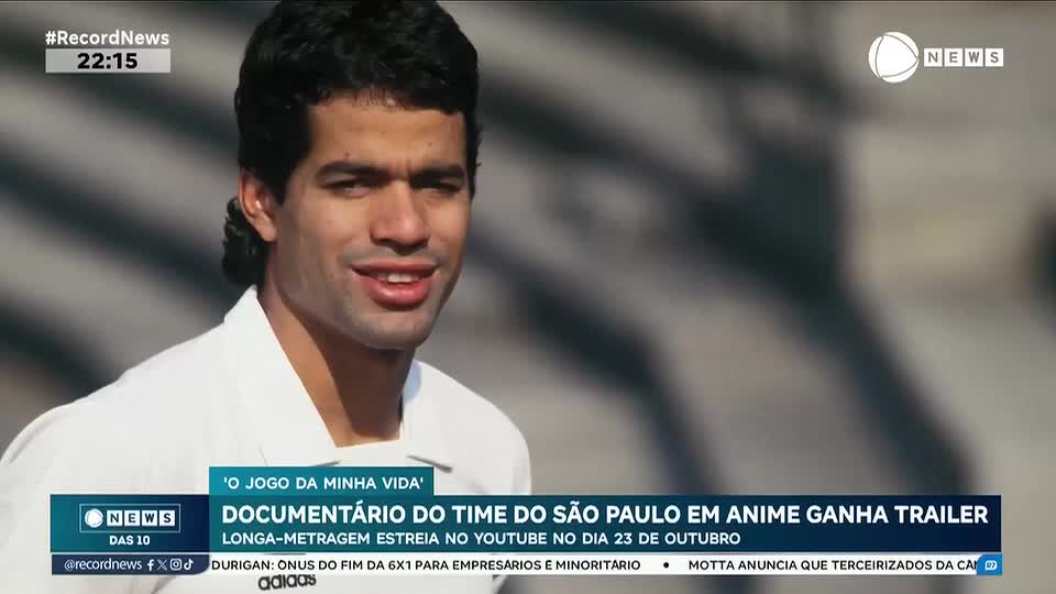 Produção do time do São Paulo em anime ganha trailer