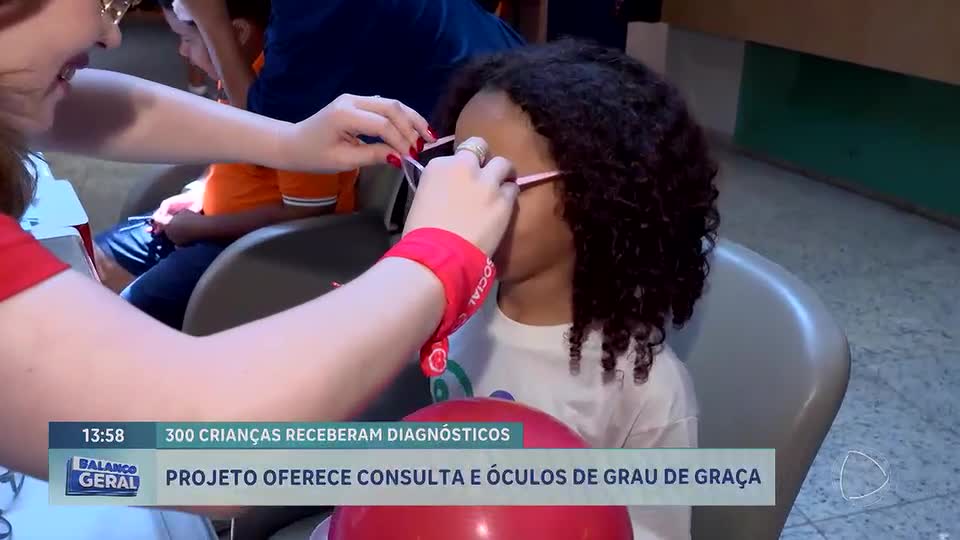 Projeto social oferece exames e óculos para crianças em Brasília